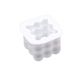 3D Silicone Candle Mould - Cube, Large 82 x 82 x 62 mm (Style 2)