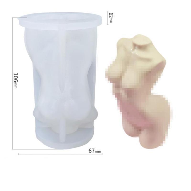 3D Silicone Candle Mould - Cube, Large 82 x 82 x 62 mm (Style 2) - view 5