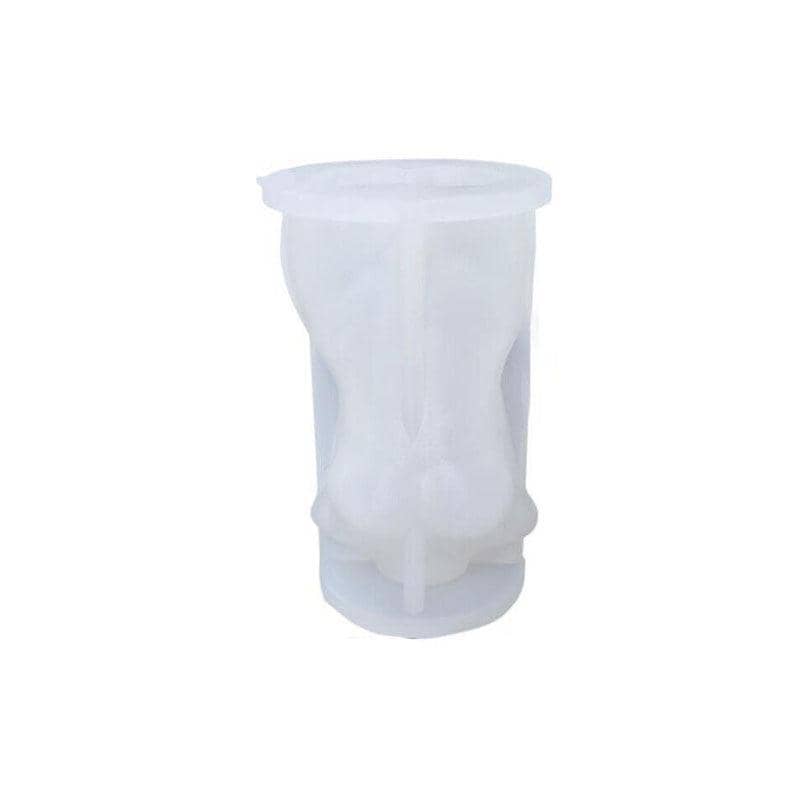3D Silicone Candle Mould - Female Figure, 10.6 x 6.7 cm (Style 4)