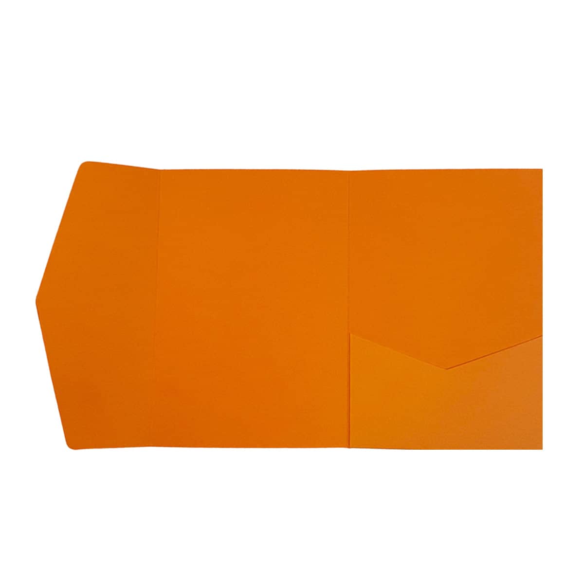 3D Tri-Fold Wedding Invitation Envelopes, Pack of 20 - Orange