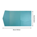 3D Tri-Fold Wedding Invitation Envelopes, Pack of 20 - Orange - view 4