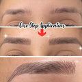 3D Waterproof Eyebrow Tattoo Stickers, Hair-Like Natural Brows - Black (E16) - view 3