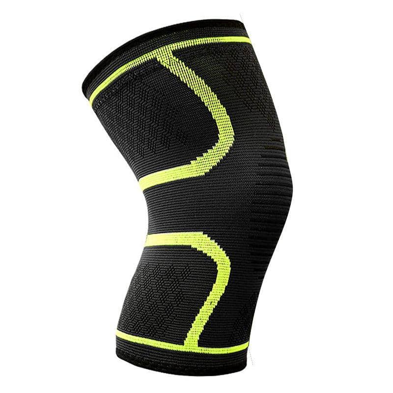 3D Weave Knee Support Sleeve, Breathable - Green, Size L, 1 Unit
