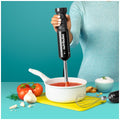 NutriBullet Immersion Blender Deluxe Set - 800W, Chopper and Whisk Attachments, 900ml Cup - NBI07110