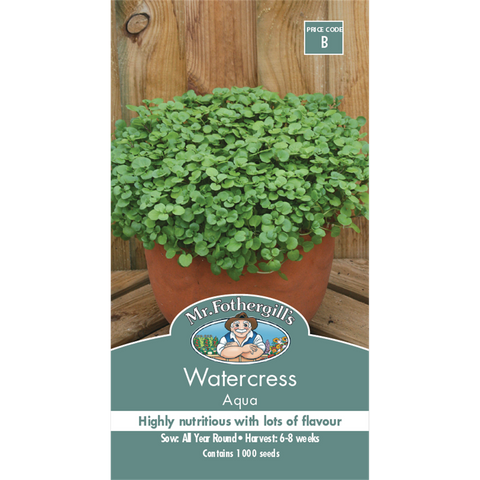 Mr Fothergill Watercress Seeds - 75mm - Seeds - Easy to Grow - SuperSaverAU - view 1