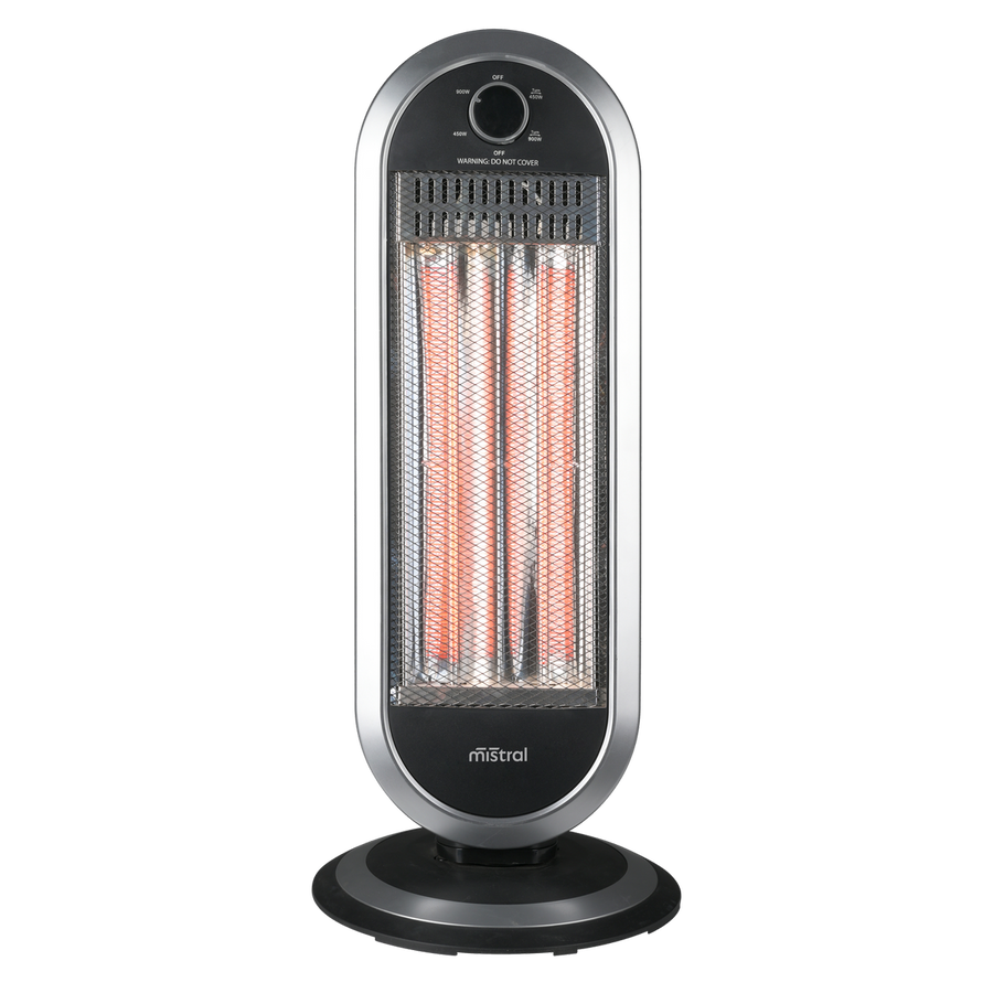 Mistral Radiant Heater - 450W/900W - Oscillating - Safety Features - BMCFH0637B - SuperSaverAU - view 1