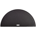 Kamado Joe Big Joe half moon cast iron reversible griddle - Smooth and ribbed sides - BJ-HCIGRIDDLE