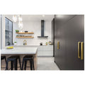 Schweigen 90cm Wall Mounted Canopy Rangehood - Black - 900m³/h - Perimeter Aspiration - DS3326B-9STPAK