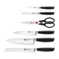 Zwilling All Star 5 Piece Knife Block Set - Ice-Hardened Blades and Self-Sharpening Block - 60489