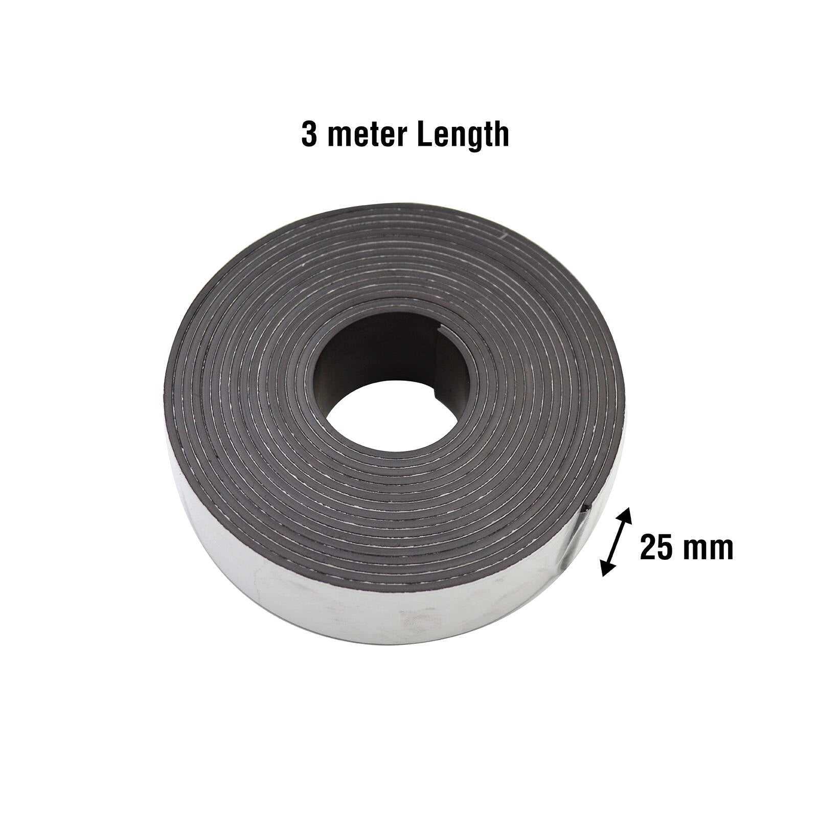 Everhang 3m x 25mm Self-Adhesive Magnetic Strip