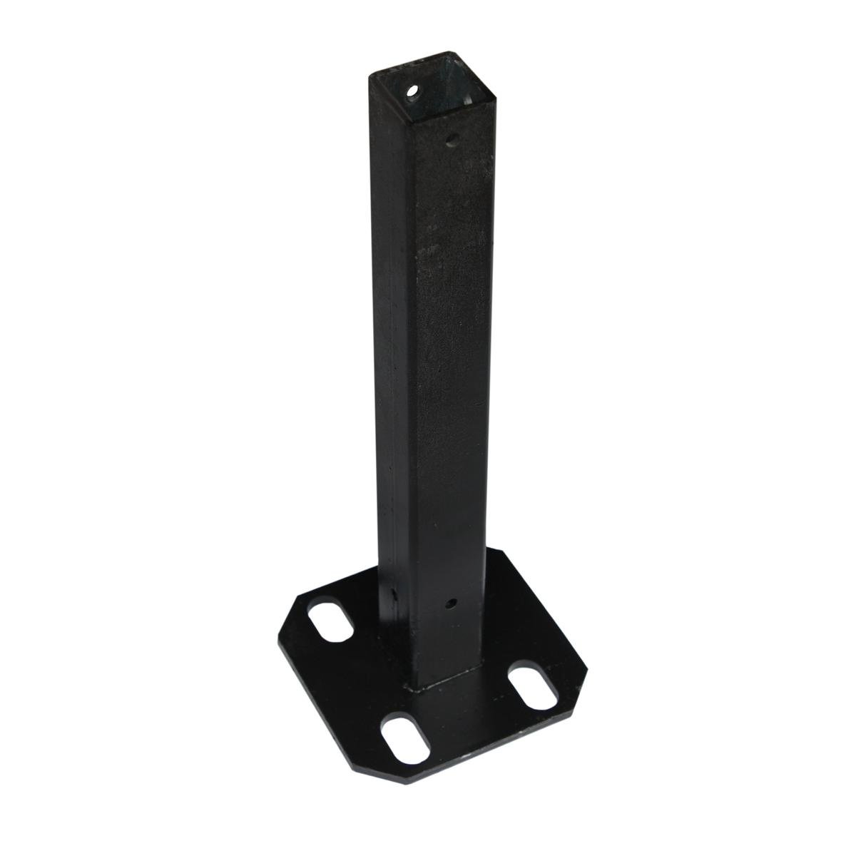 Jack Screen Up Base Plate - Aluminium 95mm Black Solid Foundation - SuperSaverAU - view 1