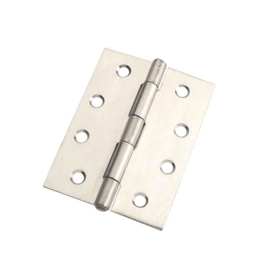 Lane Butt Hinge - 100mm Satin Stainless Steel - Fixed Pin - Security - SuperSaverAU - view 1