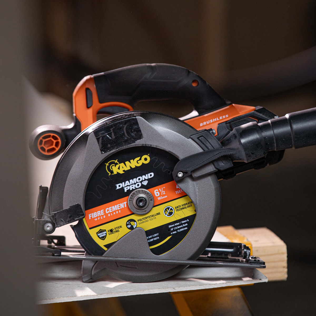 Kango 184mm 4T Diamond Pro Fibre Cement Circular Saw Blade - Precision Cutting - Durable - SuperSaverAU - view 4