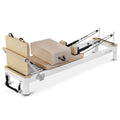Lifespan Fitness Contour Pro aluminium reformer Pilates bed set - beige accents - 75kg - LFRF-CONTPROB