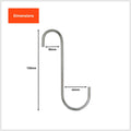 Taskmaster Steel S Hook 4 Pack - 150mm x 45mm x 30mm - Durable Steel - SuperSaverAU - view 2