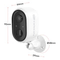 Orion Grid Connect Smart Wireless Rechargeable 3MP Security Camera - 2K Resolution - Weather Resistant - White - SuperSaverAU - view 5