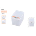 Tactix Small A6 Deep Storage Container 2L Plastic Stackable with Lid 163 x 118 x 112mm