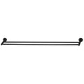 Mondella 935mm Matte Black Resonance Double Towel Rail - 2 Towel Capacity - SuperSaverAU - view 1