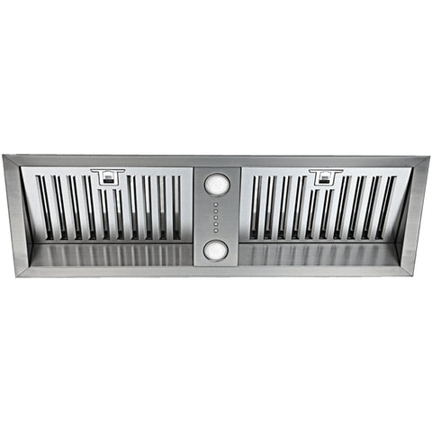 Schweigen 90cm Undermount Rangehood - Stainless Steel, 1080m³/h, 3 Speeds, On-Board Motor - SWU-9