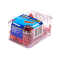 Narva Red Double Crimped Female Fully Insulated Blade Terminal, 2.5-3mm, 6.3 x 0.8mm, 100 Pack