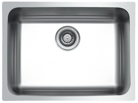 Artusi Vine Single Bowl Undermount Sink - Polished Finish, 49.6 Litre Capacity - VINE