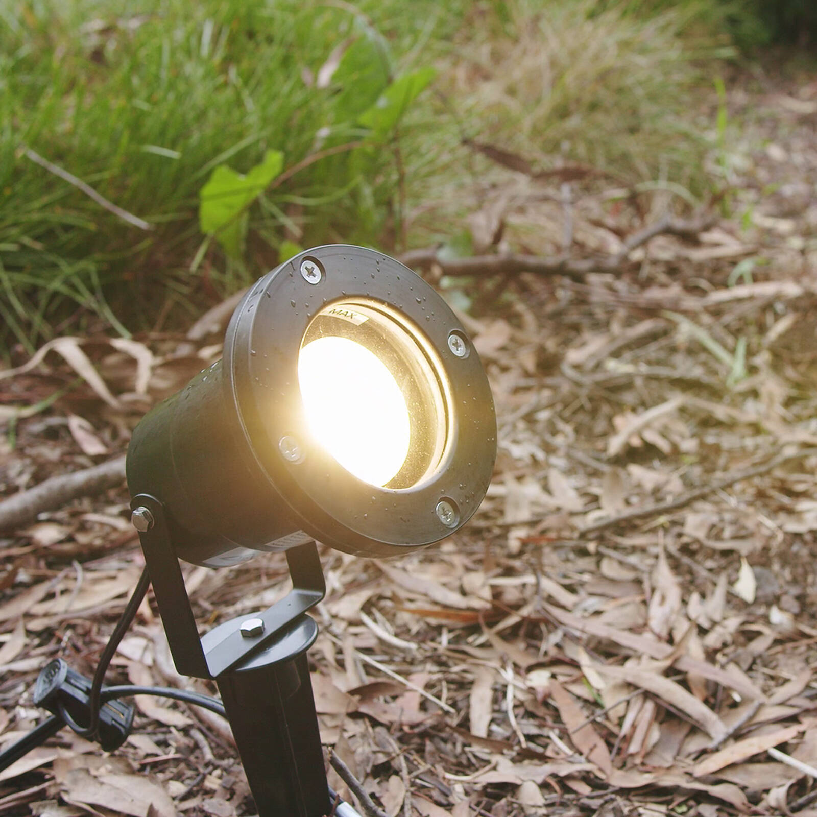 Brilliant Beth LED Low Voltage DIY Garden Light Kit 3 Pack 12V Black