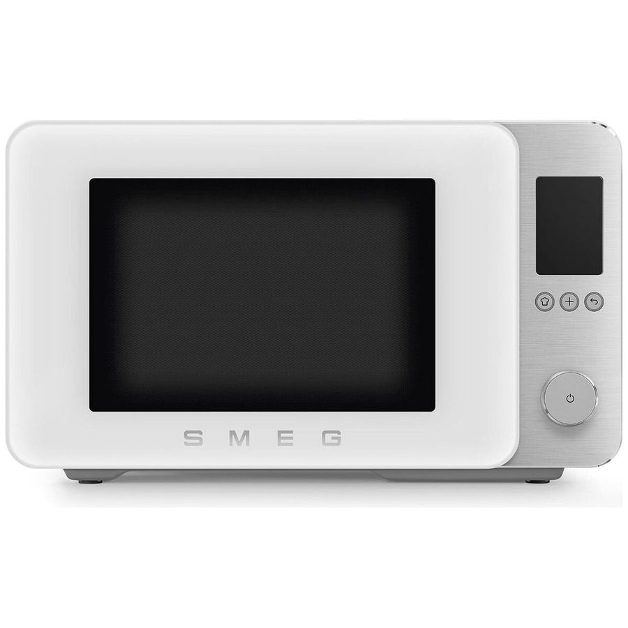 Smeg 27L Combi Microwave Oven 900W - Matte White - Air Fry - Soft Close Door - MOC02WHMAU