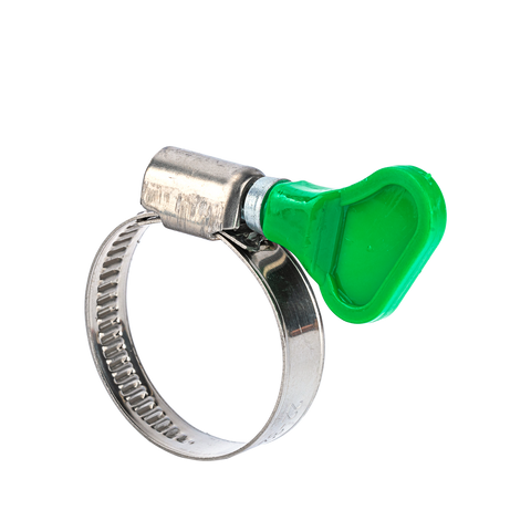 Holman 22-32mm Stainless Steel Hose Clamp with Butterfly Grip, Indoor & Outdoor