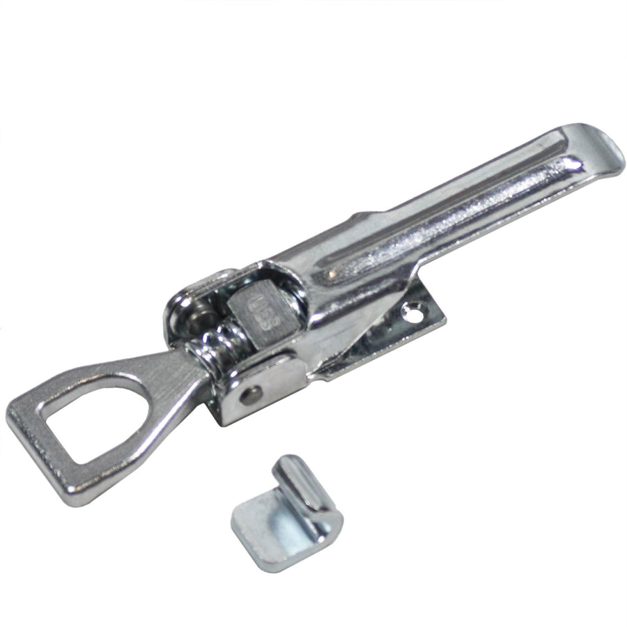 Goliath 260 x 45mm Heavy Duty Zinc Plated Steel Over Centre Fastener with Keeper