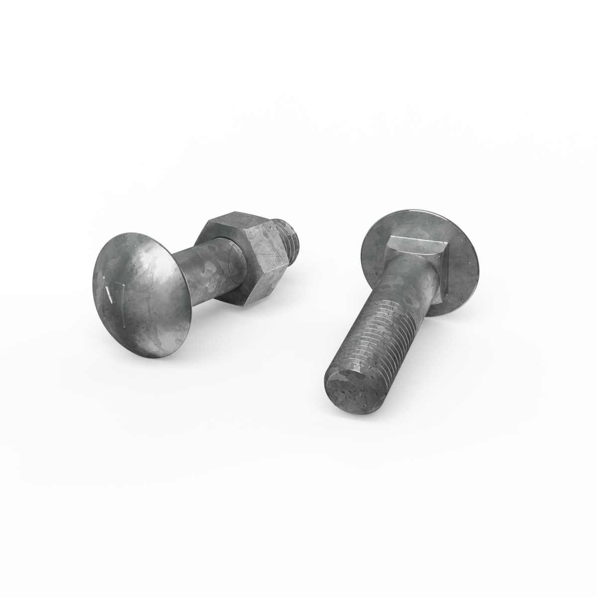 Zenith M16 x 65mm Hot Dip Galvanised Cup Head Bolts Nuts 12 Pack - SuperSaverAU - view 2