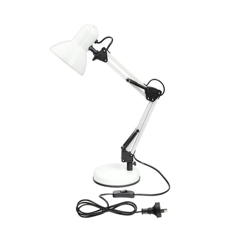 Brilliant XL White Flexi Lloyd Desk Lamp - 155mm x 500mm x 240mm - Adjustable - SuperSaverAU - view 1