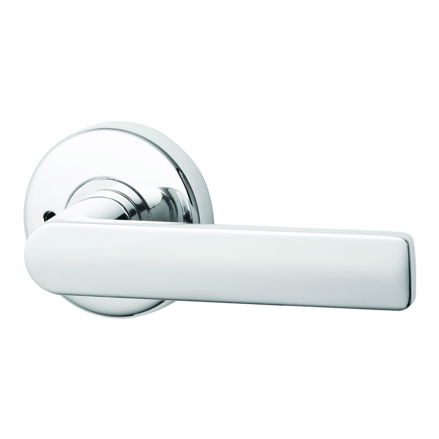 Lockwood Velocity L3 Privacy Leverset - 63mm Rose - Easy Install - Durable - SuperSaverAU - view 1
