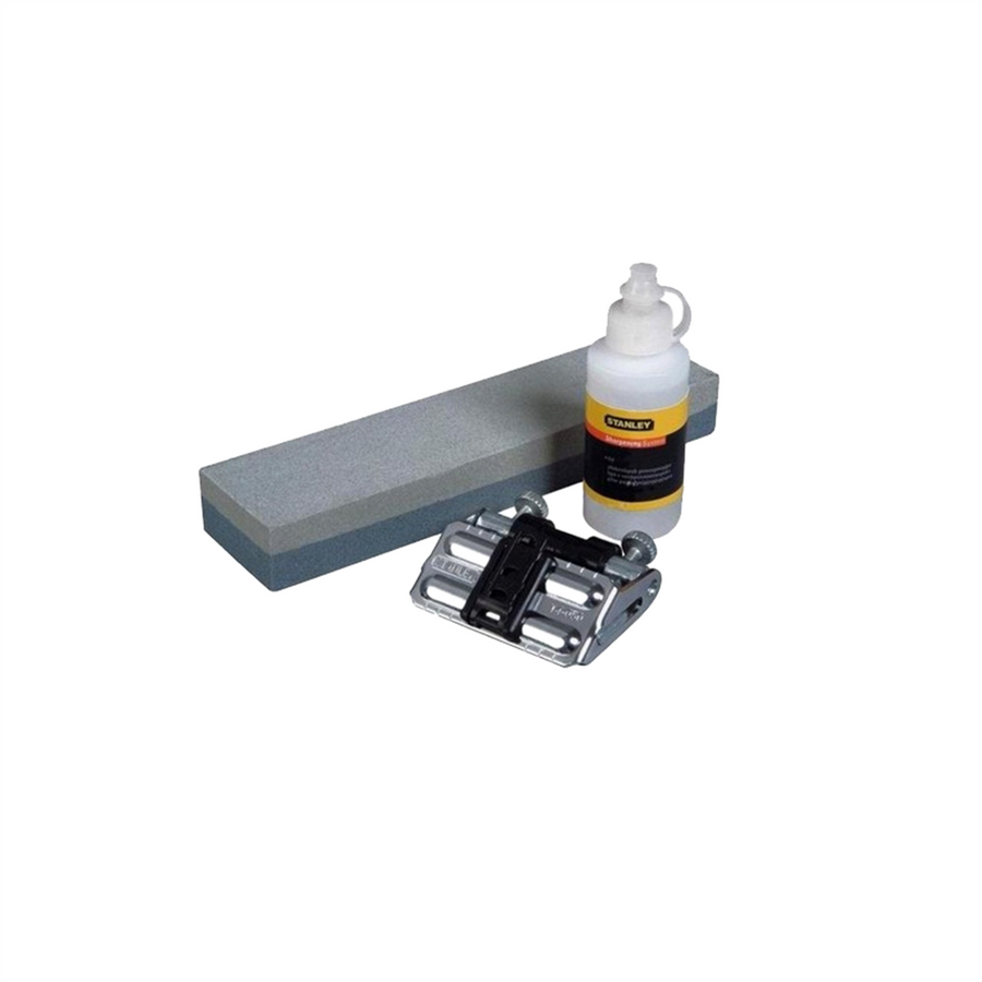 Stanley Sharpening Set - 3 Piece - Oilstone - 8 Inch - Precise Edge - SuperSaverAU - view 1