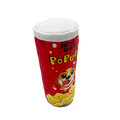 Baxter Bone Pop Ups Chips Can Plush Pet Toy - 80mm x 200mm - Red - Squeakers & Crinkle - SuperSaverAU - view 2