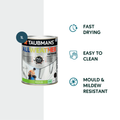 Taubmans 1L Accent Semi Gloss All Weather Exterior Paint - Water Based - Mould Resistant - SuperSaverAU - view 2
