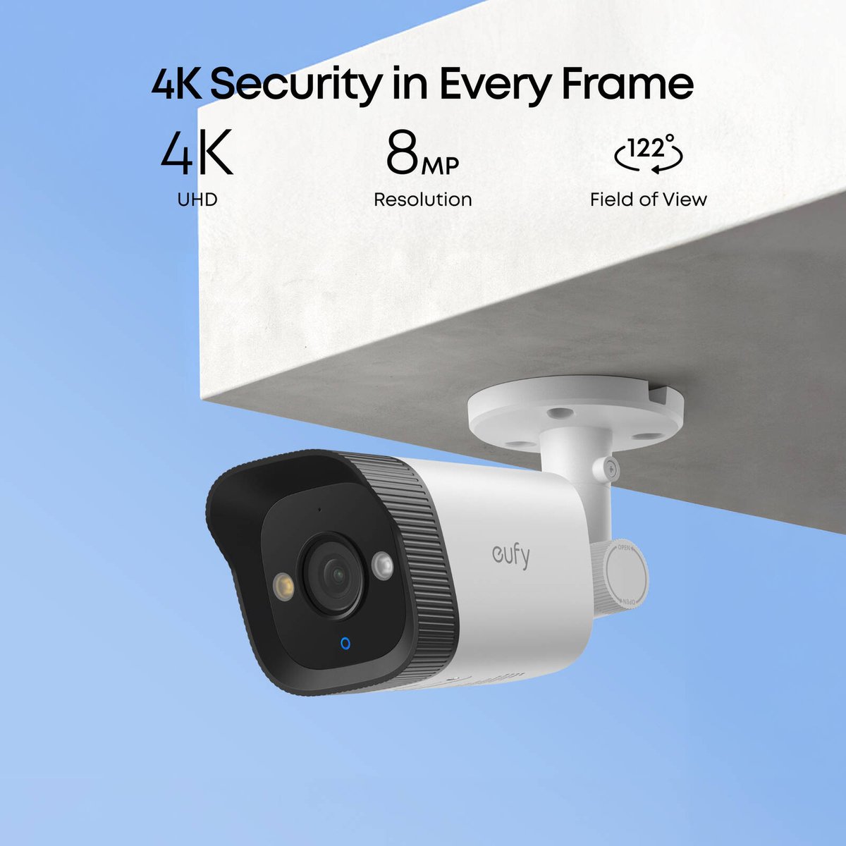 Eufy e40 NVR POE Security System - 4 Bullet Cameras - 4K UHD - Night Vision