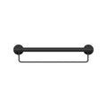 Evekare 600mm Black Towel Rail with Grab Rail - Stainless Steel - 250 kg Capacity - SuperSaverAU - view 2