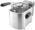Breville Smart Fryer Deep Fryer - 4L Oil Capacity, 2200W, 7 Pre-Set Functions, Stainless Steel - BDF500BSS