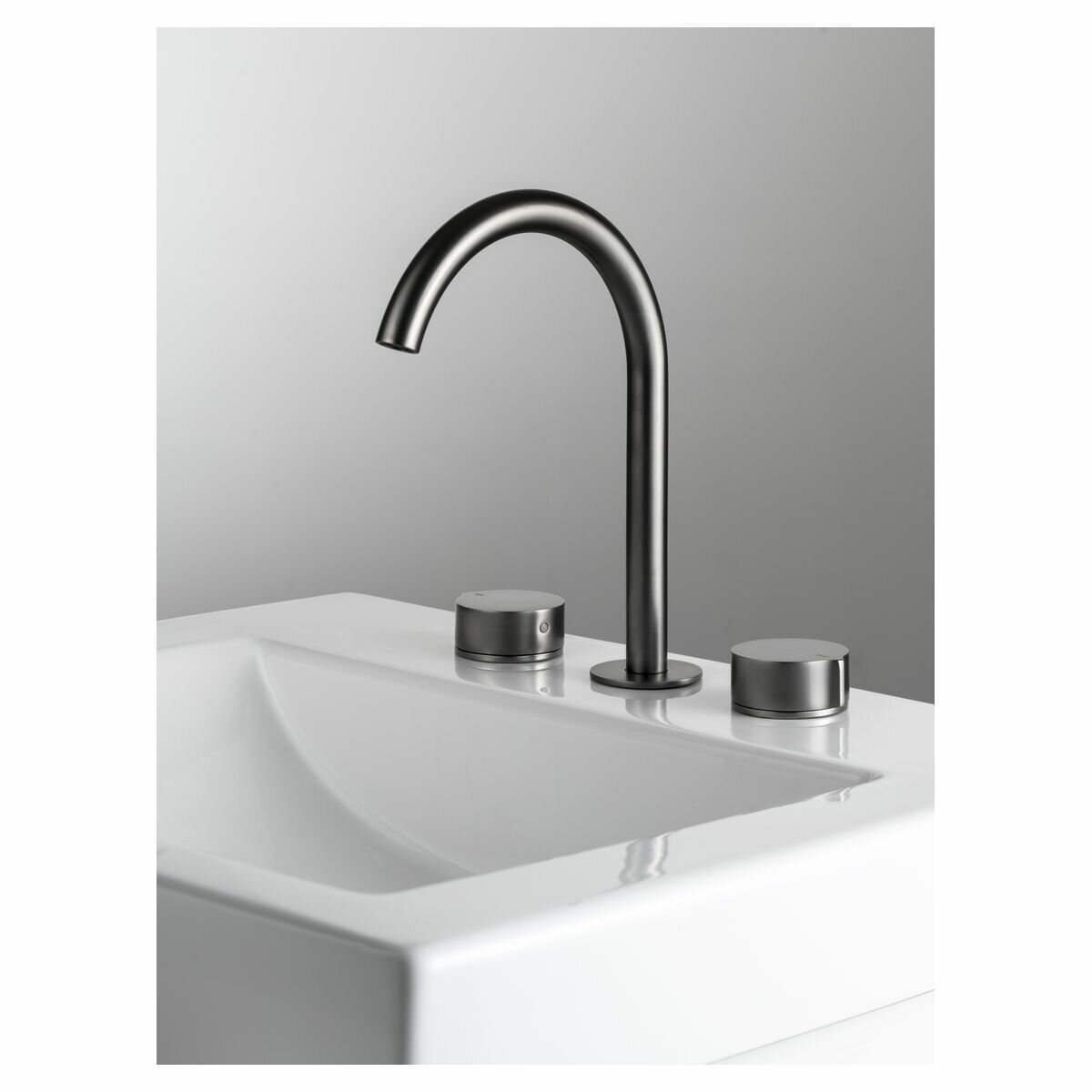 Rogerseller Eccentric Basin Set - 6 Star WELS, 4.5L per Minute, Graphite Finish - 3606013105