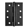 Pinnacle Fixed Pin Butt Hinge - 100mm - Black - 2 Pack - Durable - SuperSaverAU - view 1