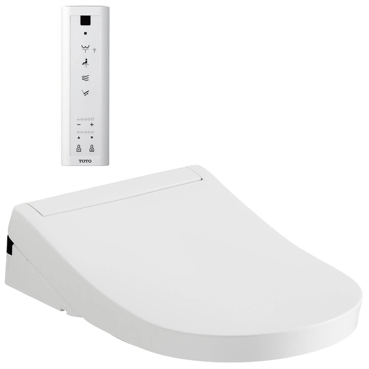 Toto S5 D-Shape Washlet Bidet Toilet Seat - White, Three Wash Modes, Deodoriser, Premist - TCF34220GAU