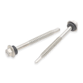 Buildex 12G x 65mm Class 3 Roofing TEKS Screws with Seal, Hex Head - 50 Pack