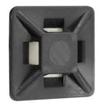 Narva 19 x 19mm Black UV Resistant Cable Tie Mount - 5 Pack