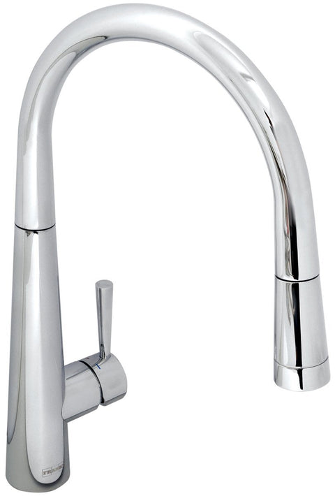 Franke Pull-Out Gooseneck Mixer Tap - Chrome Finish - 15 Year Cartridge Warranty - TA7031