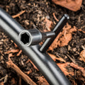 Pope Punch and Spanner Tool for 4mm Irrigation Fittings Black