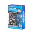 Bremick Vortex Plus Roofing Screw 6.2 x 50mm - Hex B8 - Box of 100 - Watertight Seal - Durable Carbon Steel - SuperSaverAU - view 1