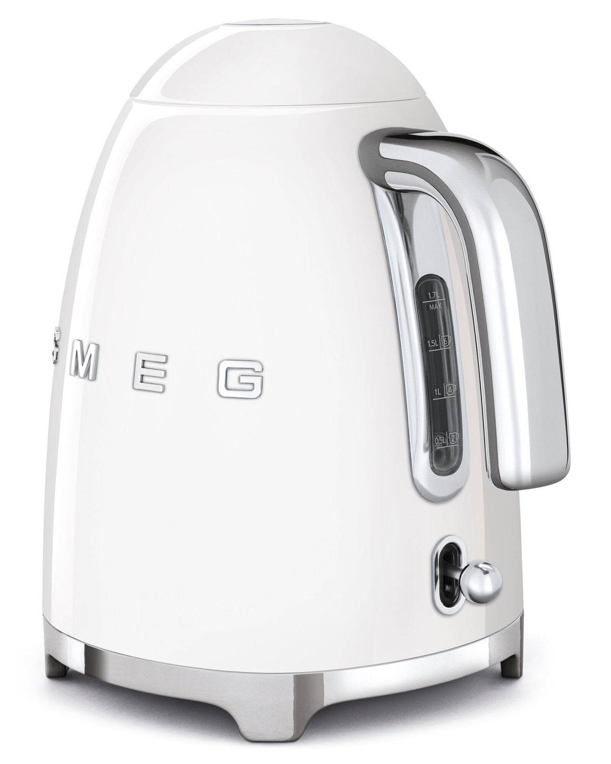 Smeg Kettle and 2 Slice Toaster Pack - White, 1.7L Kettle, 6 Browning Levels - KLF03WHAUTSF01WHAU