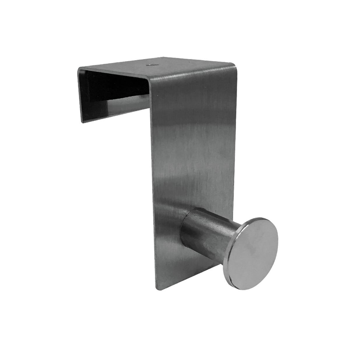 Adoored Satin Chrome Over The Door Hook 70mm Aluminium Durable Design - SuperSaverAU - view 1