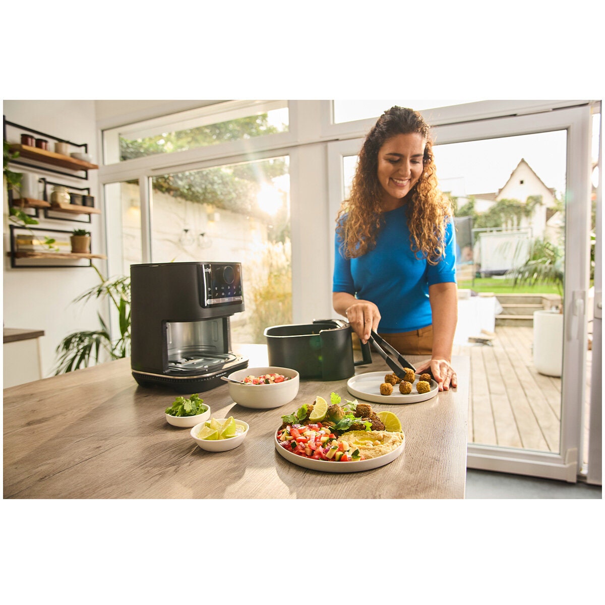 Braun MultiFry 5 Air Fryer 5.7L - Black - Three-in-One Air Fry, Bake, Grill, 20 Programs - HF5073IBK
