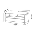 Mojo Small 2 Seat Lounge Cover 1550mm x 700mm x 950mm - UV & Water Resistant - SuperSaverAU - view 3